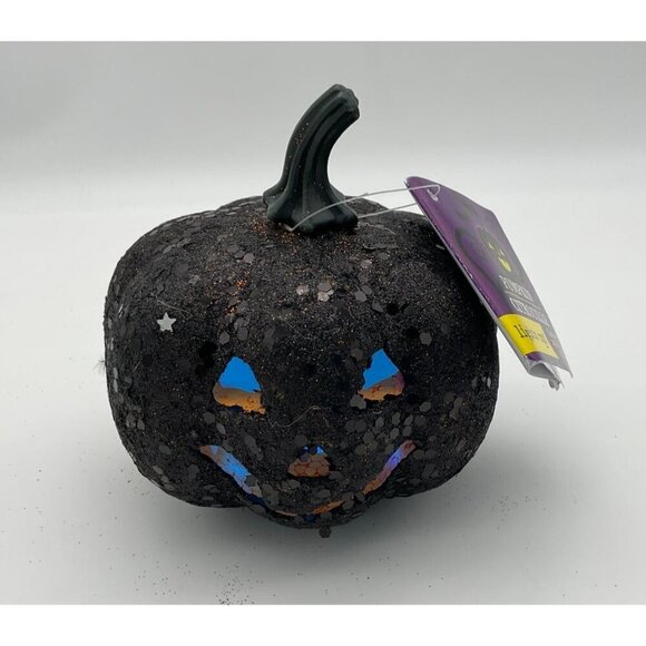 Halloween Witch Decor Set: Glitter Pumpkin Sign Hat & Boot - Picture 11 of 11